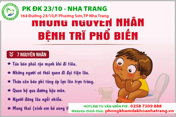 nguyên nhân bệnh trĩ