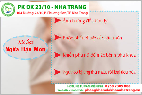 Biến chứng nguy hiểm từ tình trạng ngứa hậu môn